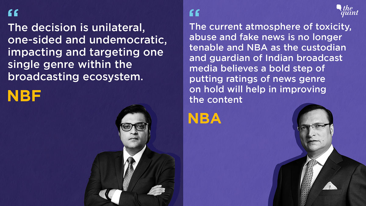 The NBA has reportedly complained about Republic TV violating TRP guidelines multiple times in the last six months