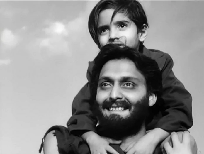 Soumitra Chatterjee in a scene from Ray’s <i>Apur Sansar</i>.