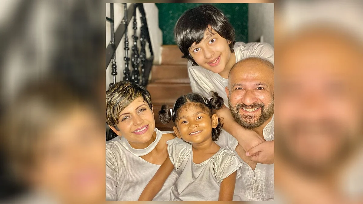 Mandira Bedi introduces her daughter Tara.