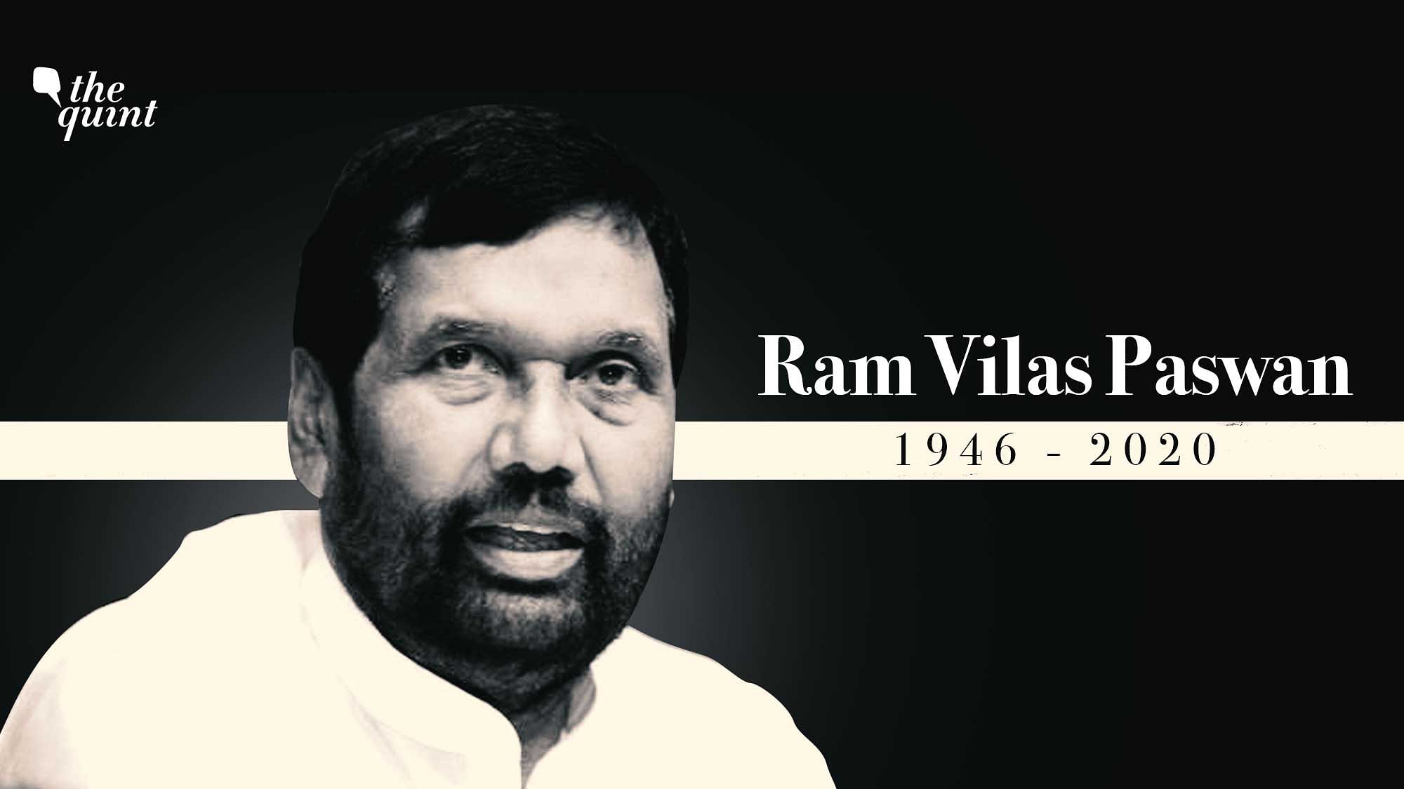 Paswan’s electoral career spanned over 50 years and he became minister under every PM since 1996.