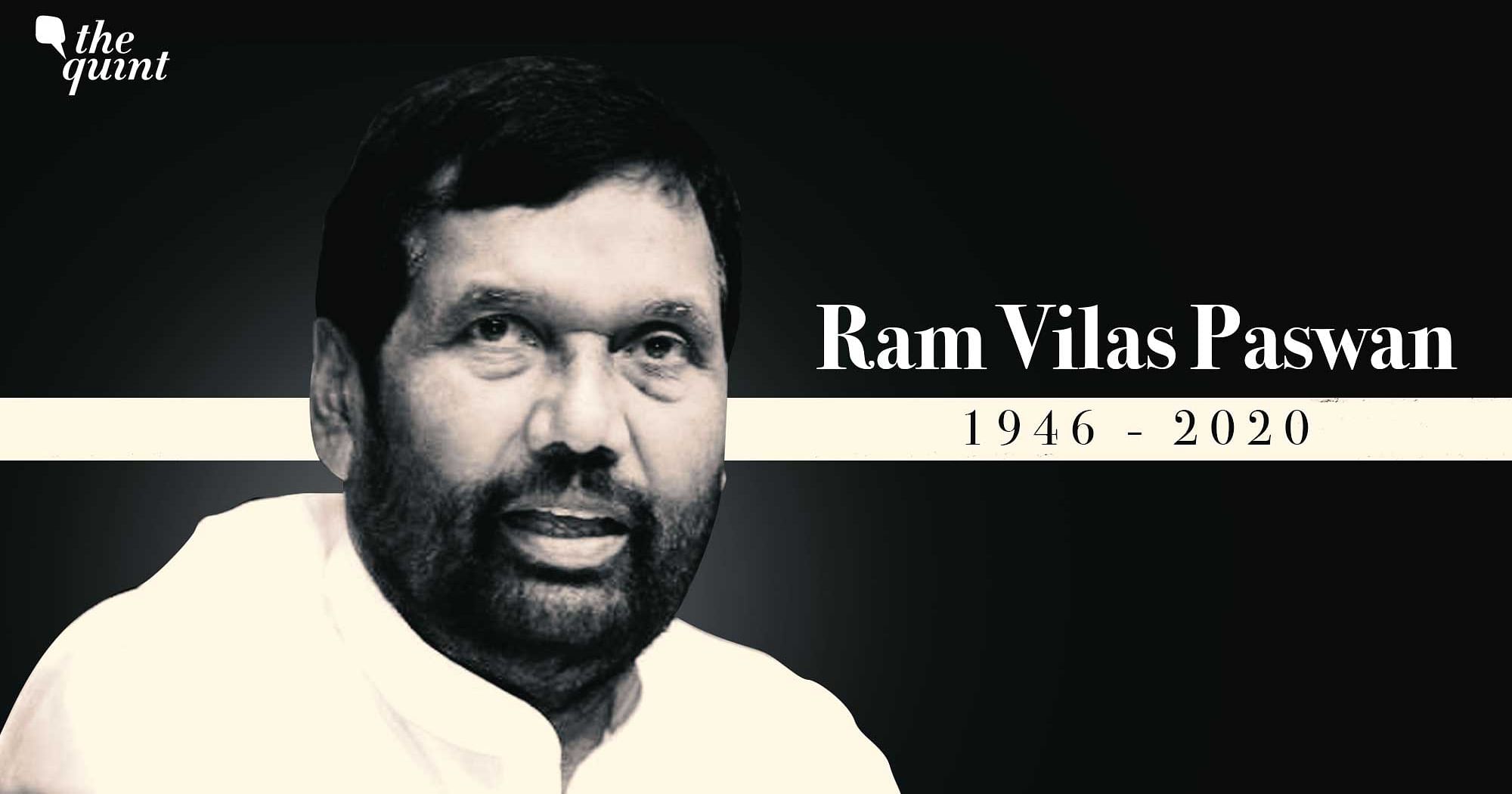 Ram Vilas Paswan Dies: Much More to Him Than ‘Weathercock’ Label