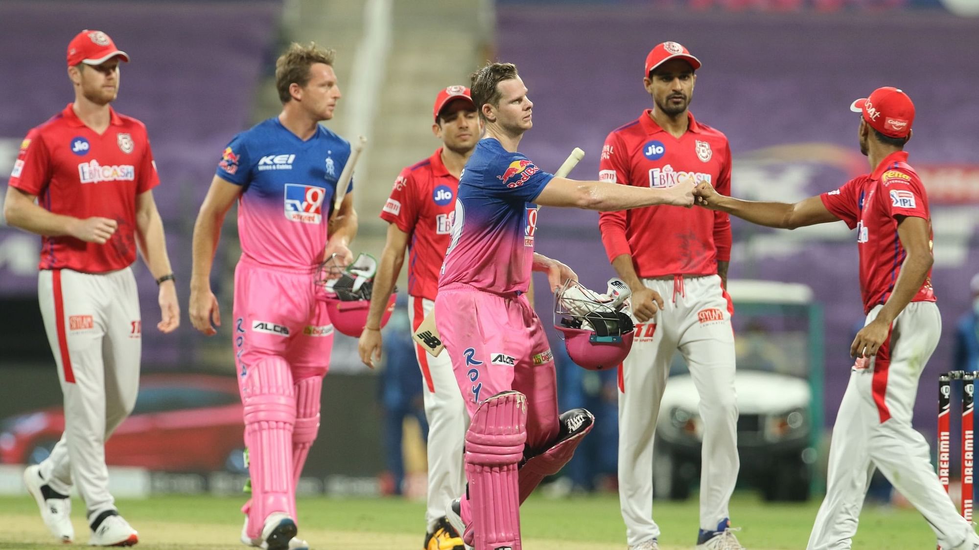 Rajasthan Royals defeated Kings XI Punjab by 7 wickets.
