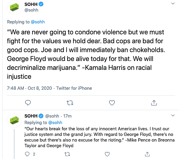 Decry Violence, Fight for Values: Kamala Harris on Racism in US