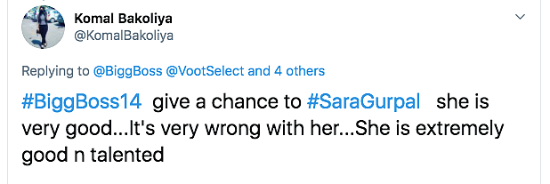 Fans Upset Over Reports of Sara Gurpal Being Evicted from 'BB14'
