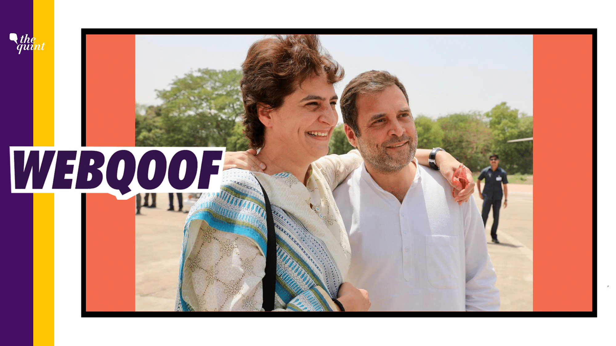 The viral image is actually from 2019, when Rahul and Priyanka Gandhi were on their campaign trail during the Lok Sabha Elections.