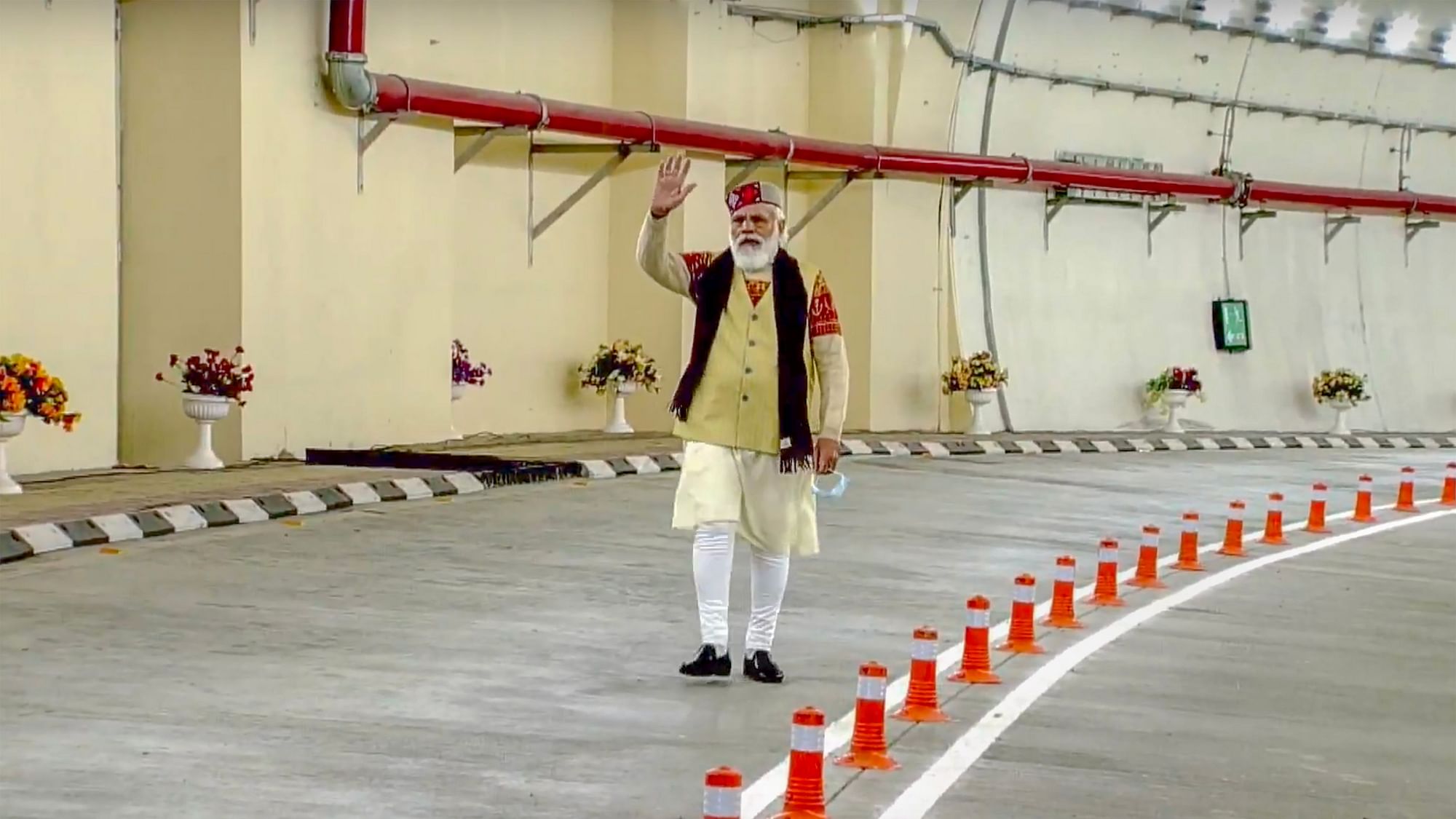Prime Minister Narendra Modi on Saturday, 3 October, inaugurated the Atal Tunnel beneath the Rohtang Pass in Himachal Pradesh.
