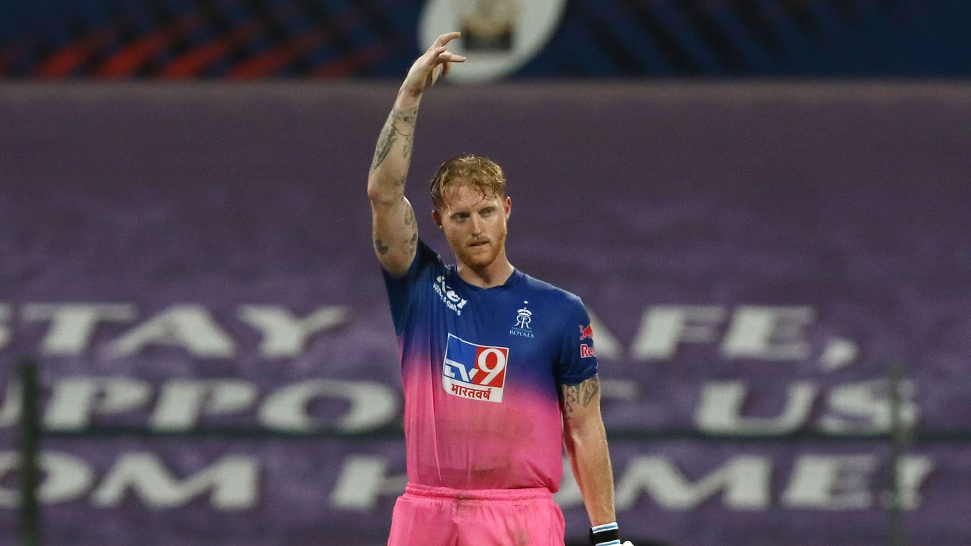 Ben Stokes says he hopes his century brings a bit of happiness to his father in New Zealand who is being treated for cancer.