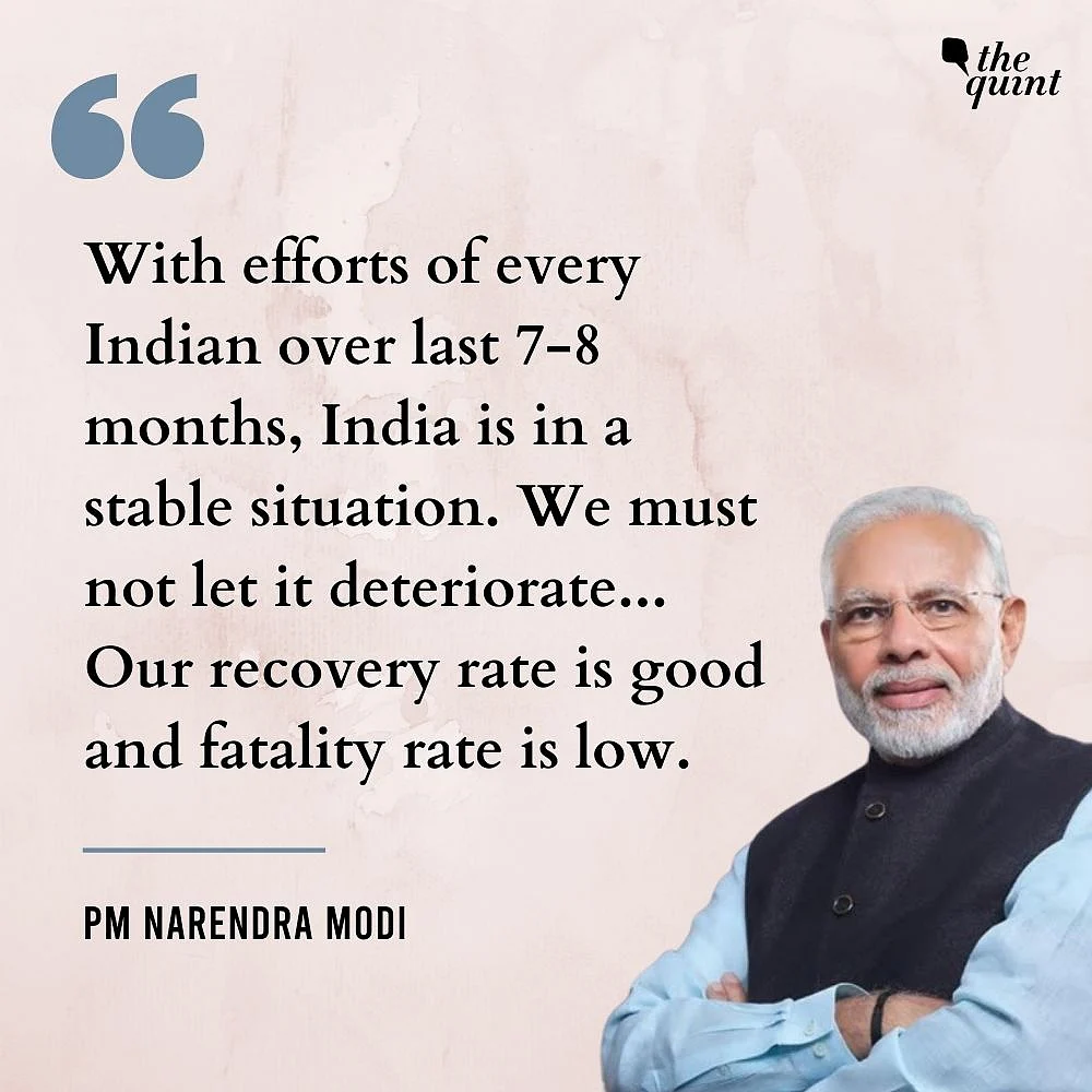 Mustn’t Let COVID Situation Deteriorate: PM Before Festive Season