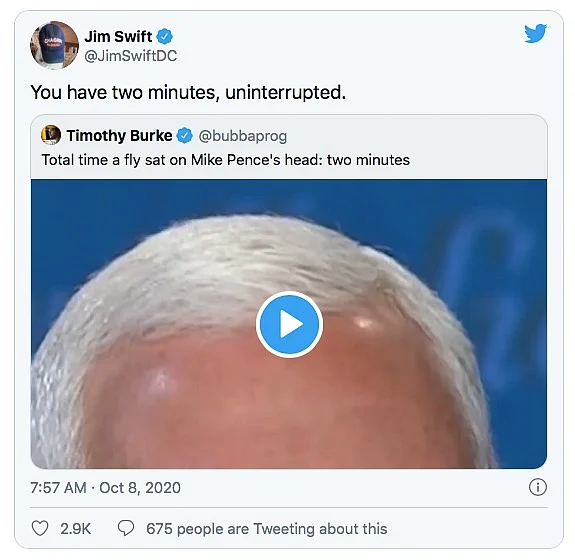 Kamala Harris, Mike Pence & The Fly That Stole The Show