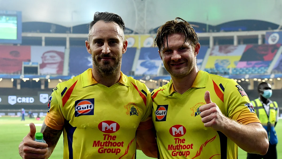 Faf and Watson had an unbeaten partnership of 181 runs and helped CSK win the match against Punjab by 10 wickets.