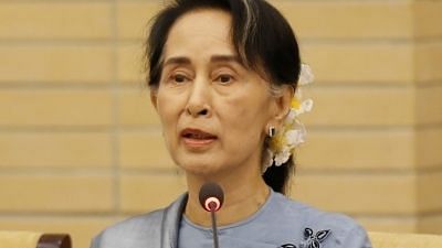 File photo of Aung San Suu Kyi.&nbsp;
