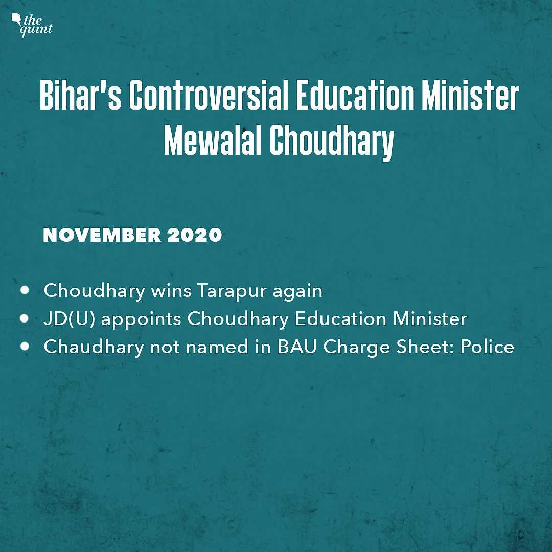 Why Bihar’s New Education Minister Mewalal Was Forced to Resign