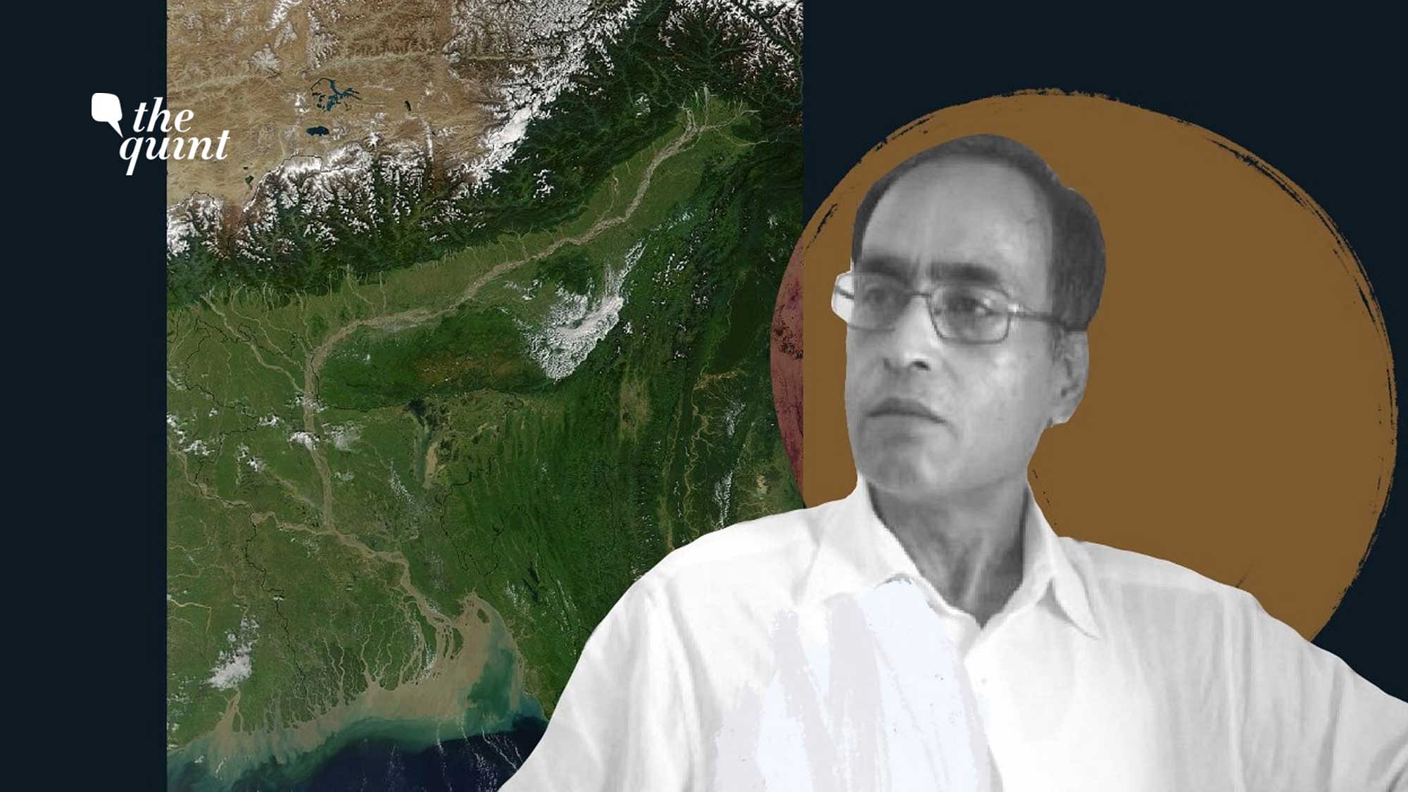 MLA Sherman Ali Ahmed (in photo) caused a stir by proposing a ‘Miya museum’, for the Bengali-origin Muslims of Char-Charporis, Assam. Map of Brahmaputra river valley used for representational purposes.
