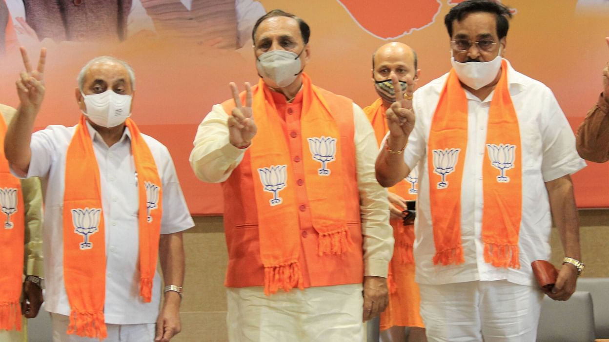 Trailer for Polls Ahead': Gujarat CM as BJP Wins in All 8 Seats