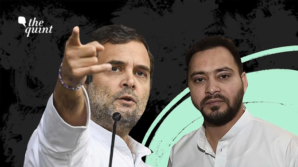 Rahul Gandhi (left), Tejashwi Yadav (right).  Image used for representation.