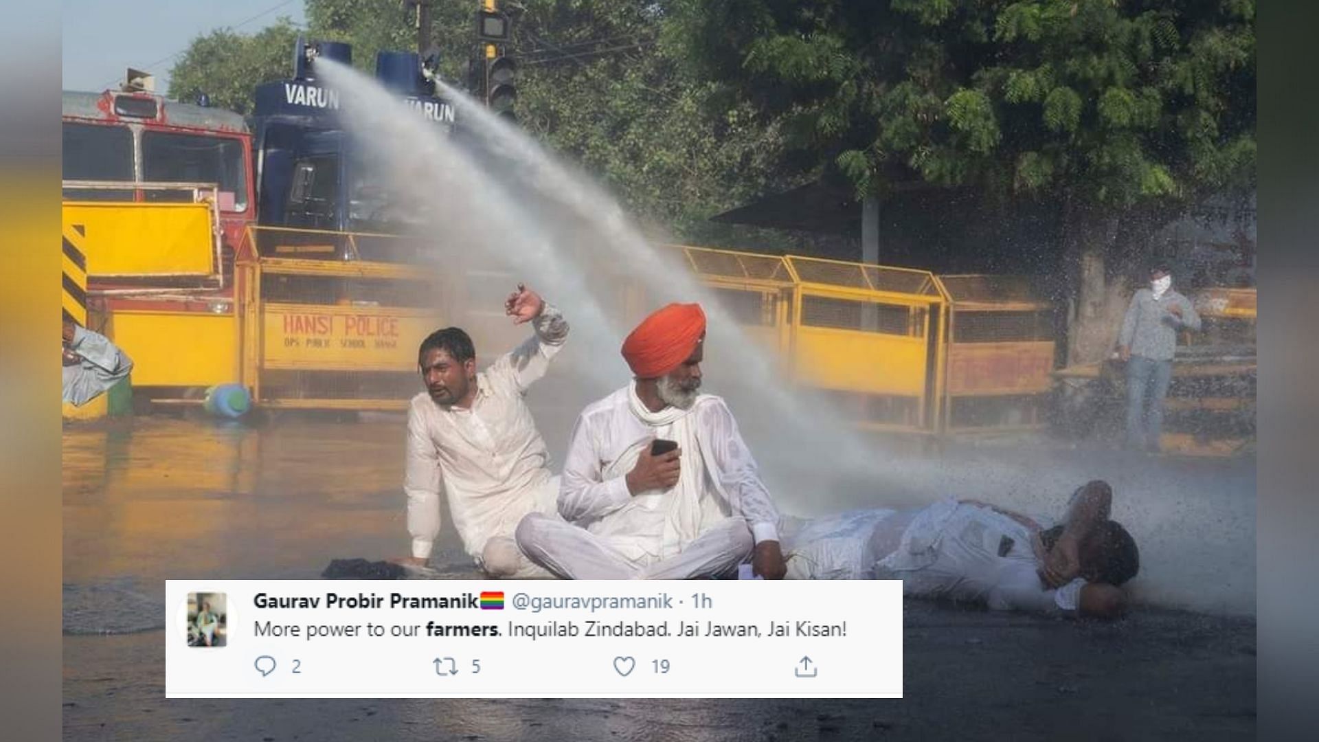 More Power To Farmers: Twitter Reacts to 'Delhi Chalo' Protests
