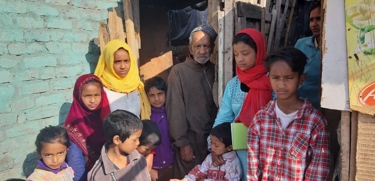 Residents of Bachi Darwaza, a Sheikh Ghetto in Srinagar.