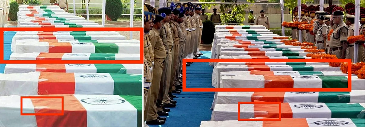 Viral Image (L) and Original Image (R)
