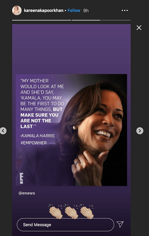While Joe Biden was announced President-elect of the US, Kamala Harris became the Vice President. 
