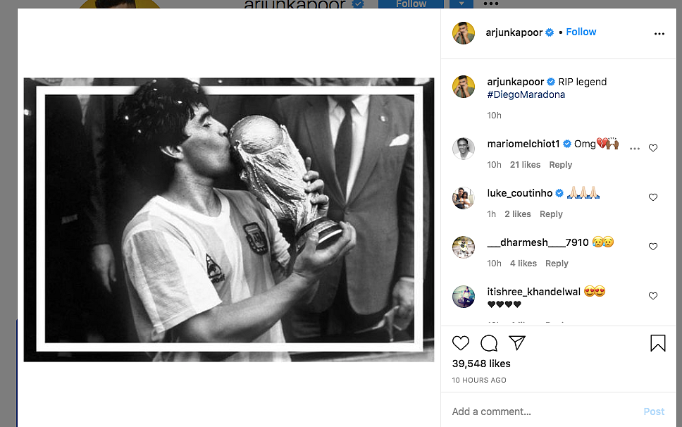 Rest in Power: SRK, Asif Kapadia, Others Pay Tributes to Maradona