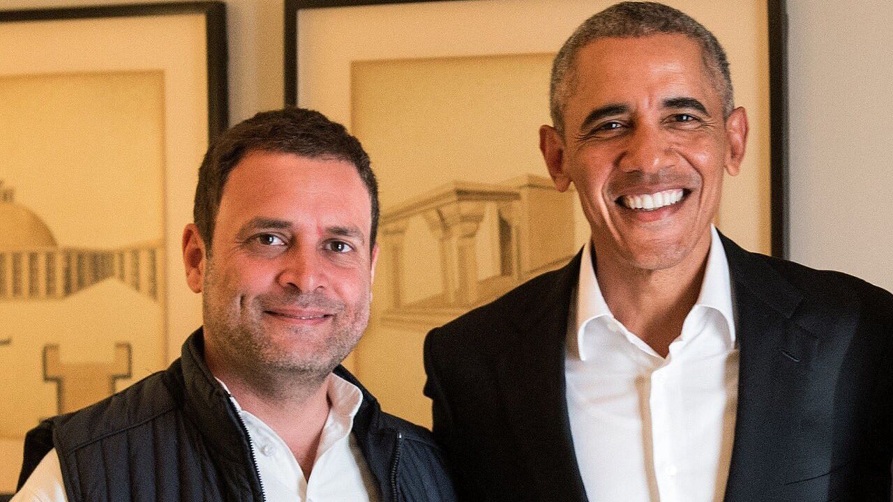Rahul Gandhi and Barack Obama
