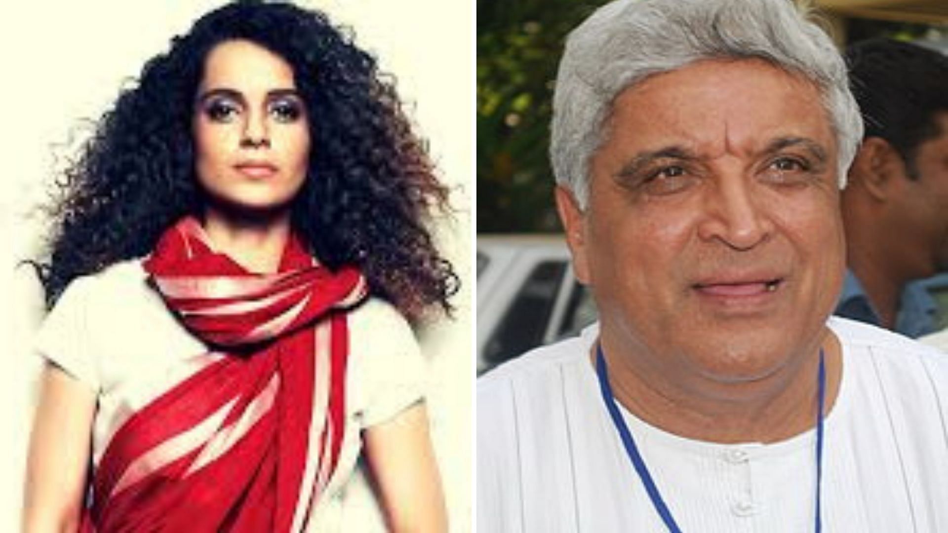 Kangana Ranaut and Javed Akhtar