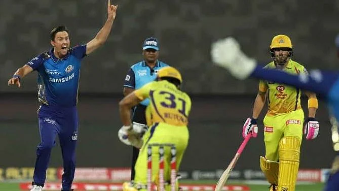 The Kiwi pacer along with Bumrah were on song, causing the Chennai Super Kings to crumble under pressure.
