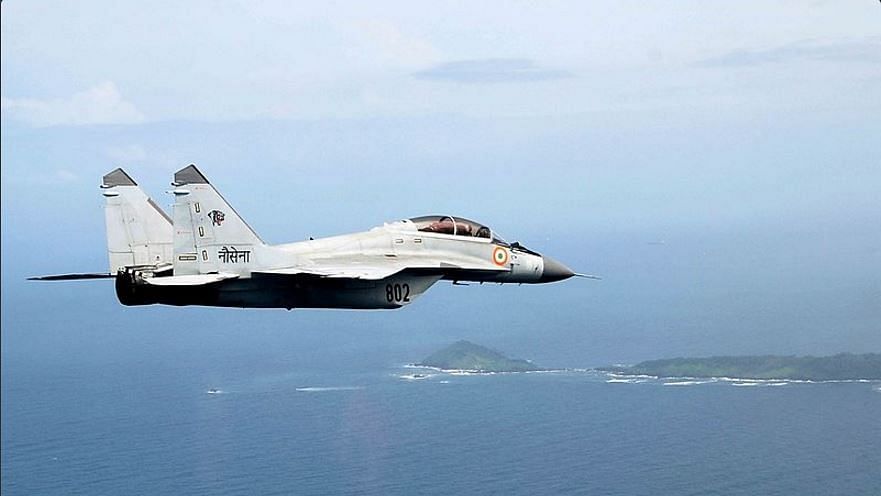 File photo of MiG-29K in flight. Image used for representational purposes.&nbsp;