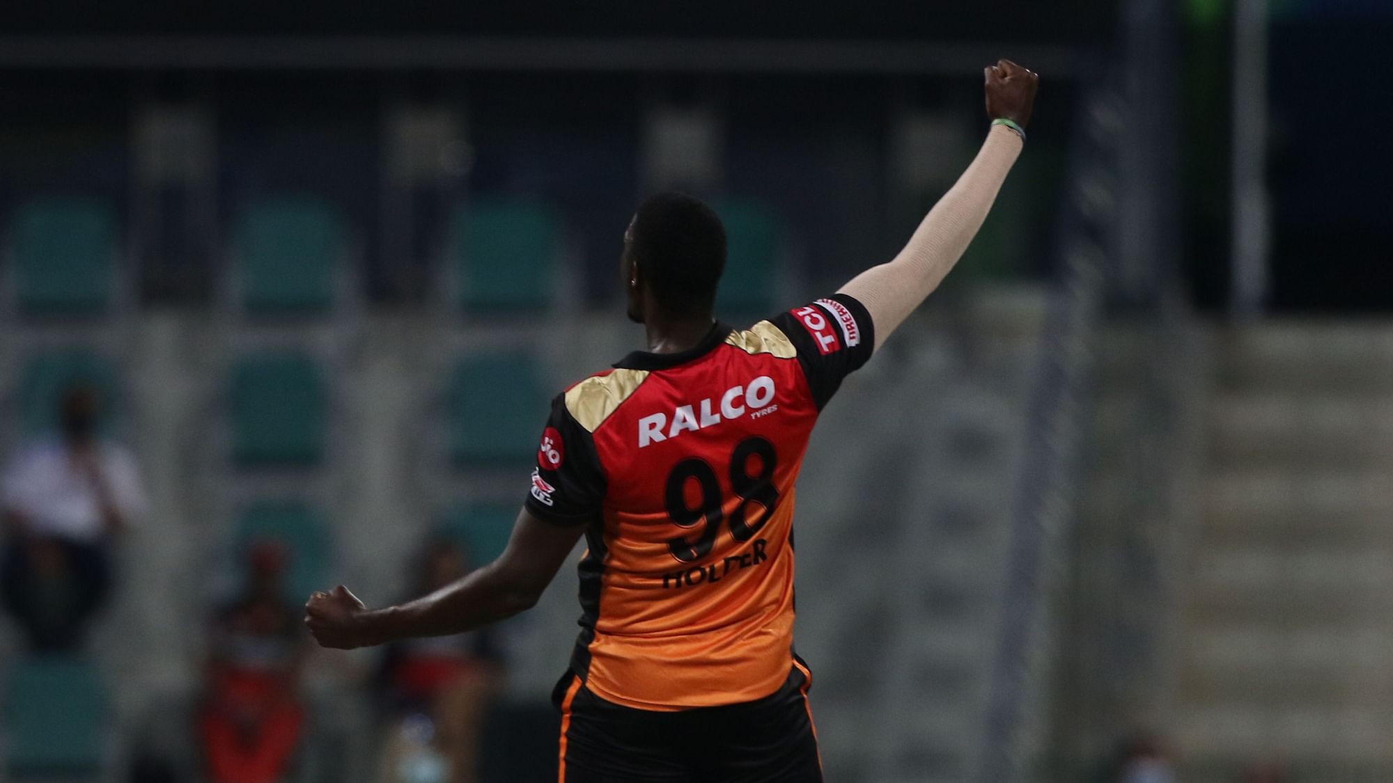 Jason Holder helped restrict Royal Challengers Bangalore to 131/7.