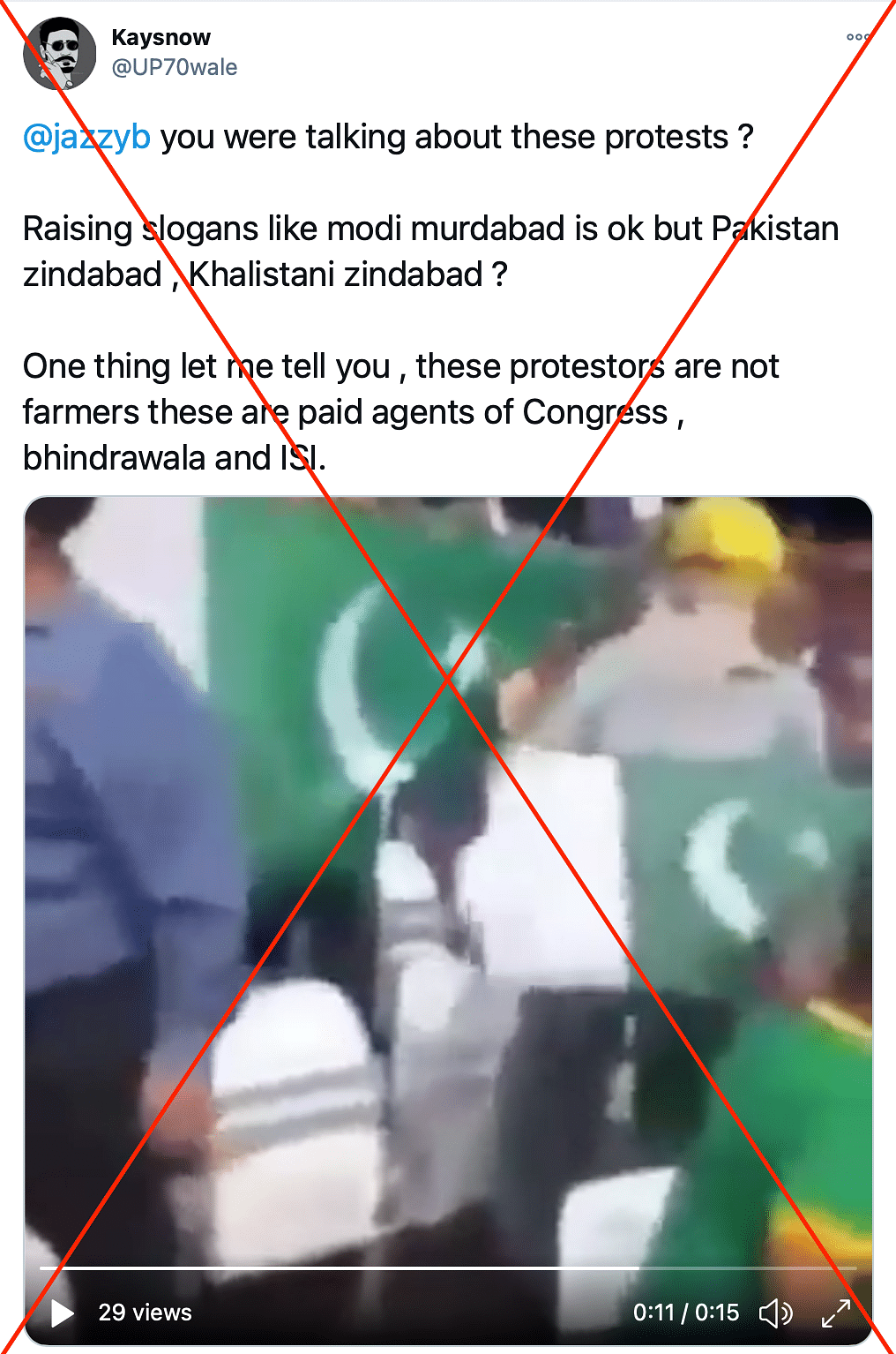 The video is from 2019 when a few Sikh men raised pro-Pakistan and pro-Khalistan slogans during the ICC World Cup. 