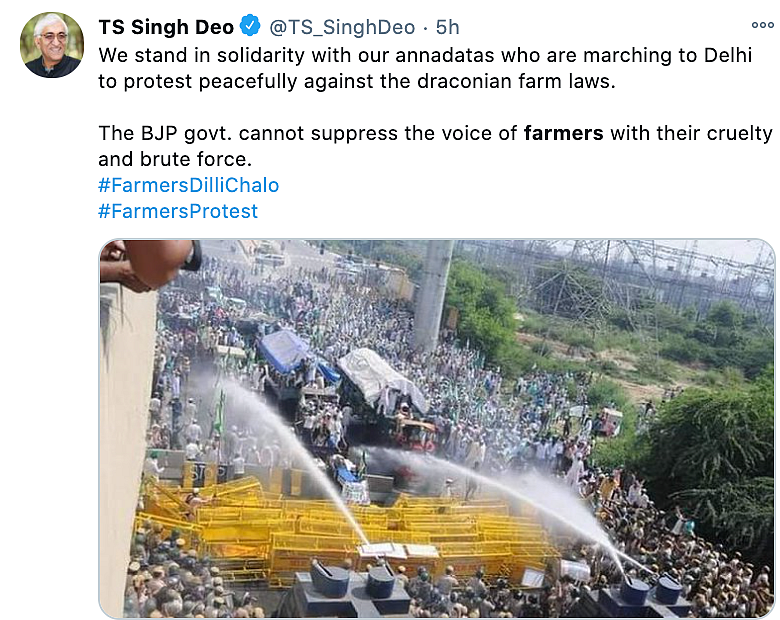 ‘Delhi Chalo’: Rahul, Kejriwal Condemn Police Force on Farmers