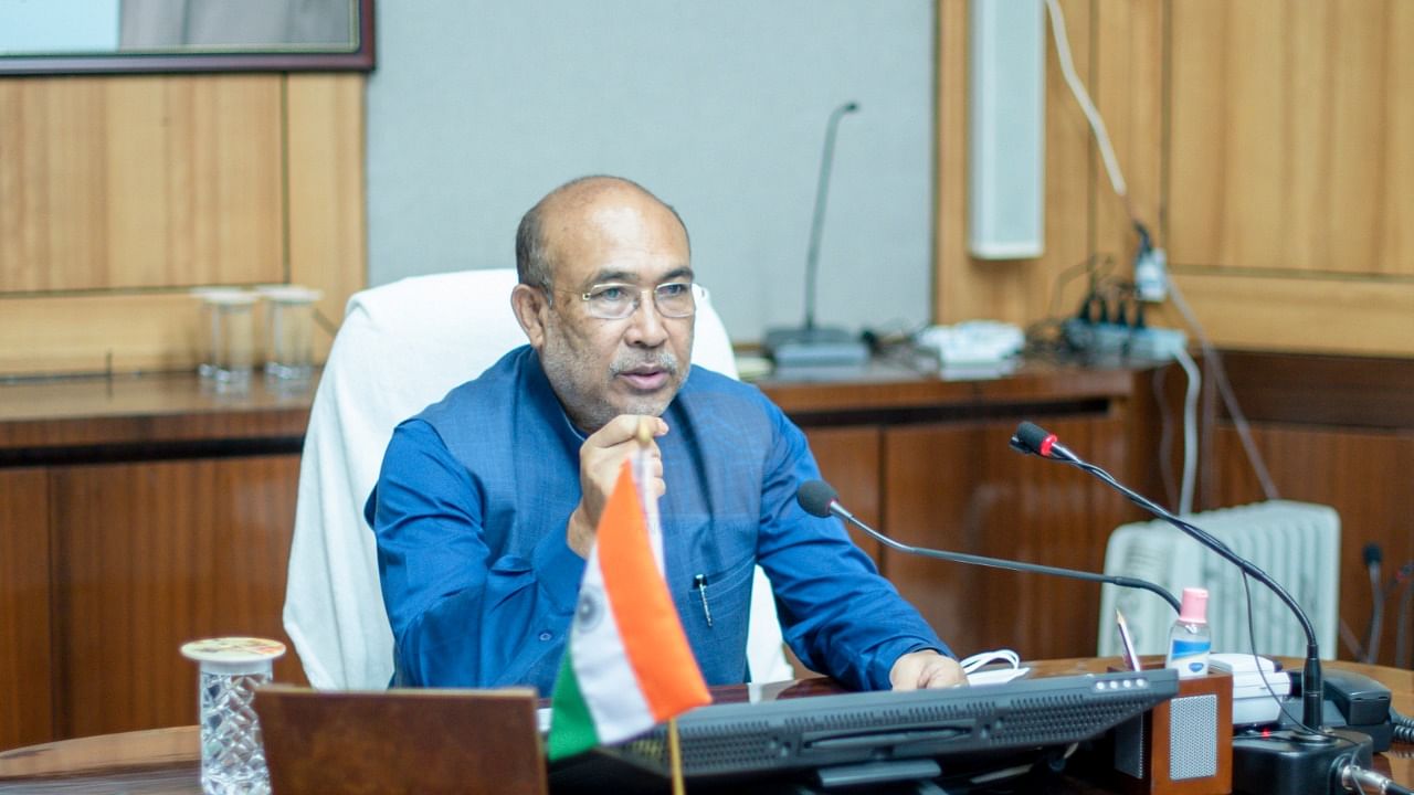 <div class="paragraphs"><p>N Biren Singh was unanimously elected as the leader of the&nbsp;BJP Legislative Party&nbsp;during a meeting of the MLAs in Imphal.</p></div>