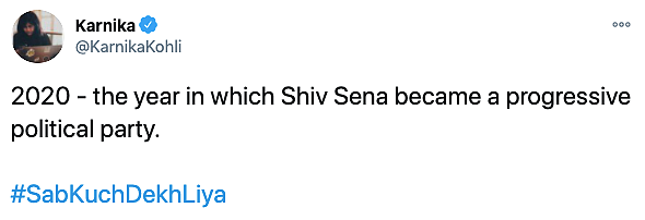 ‘Progressive’ Shiv Sena? NYT Gets Flak for Arnab Tweet, Deletes It