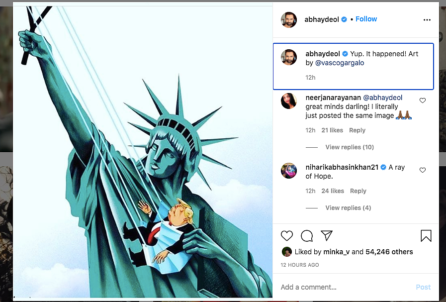 Biden, Harris & Small Dollop of Hope: B'Wood Congratulates America