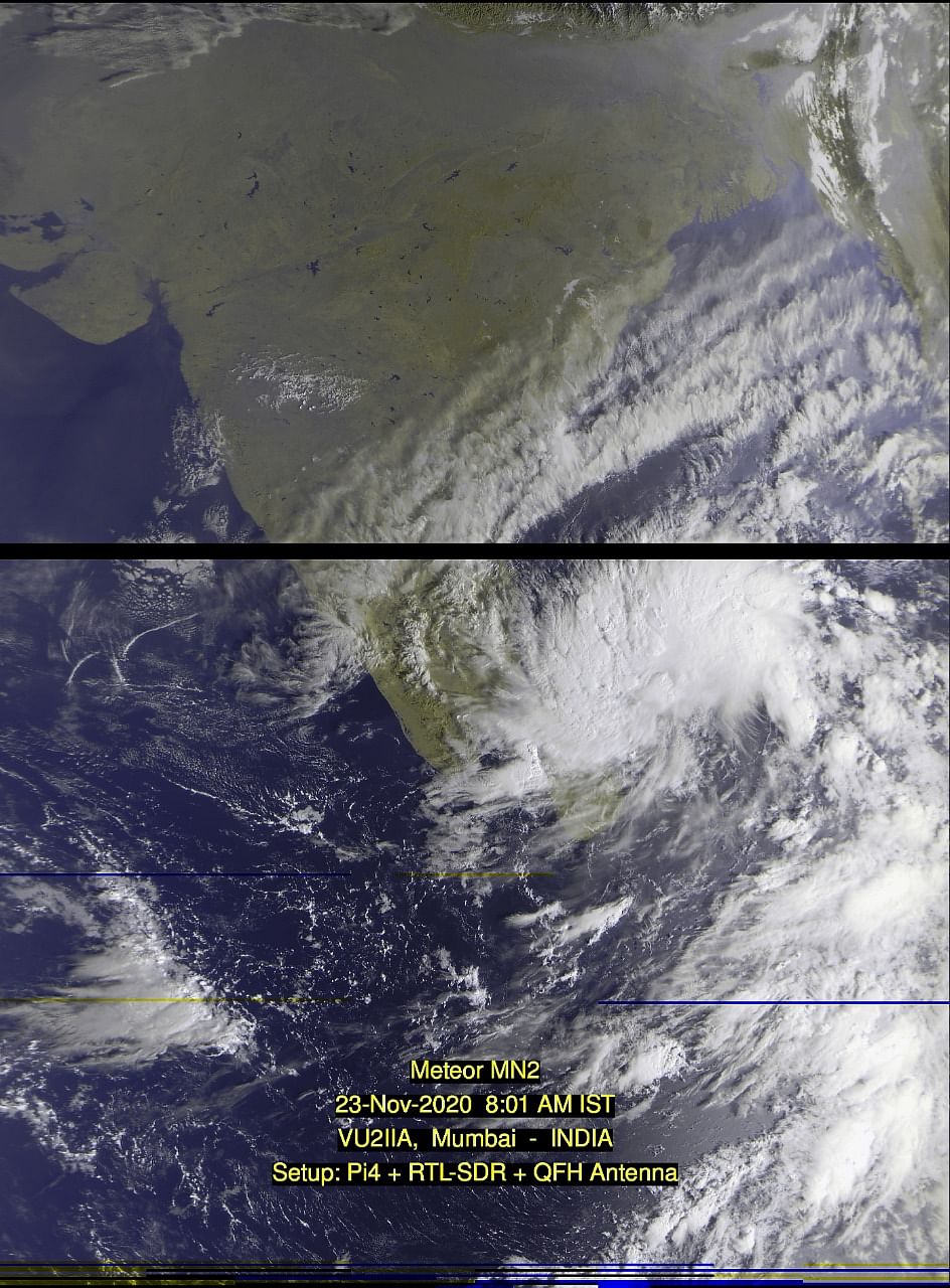 Low pressure area persists over the southwest and southeast of the Bay of Bengal.