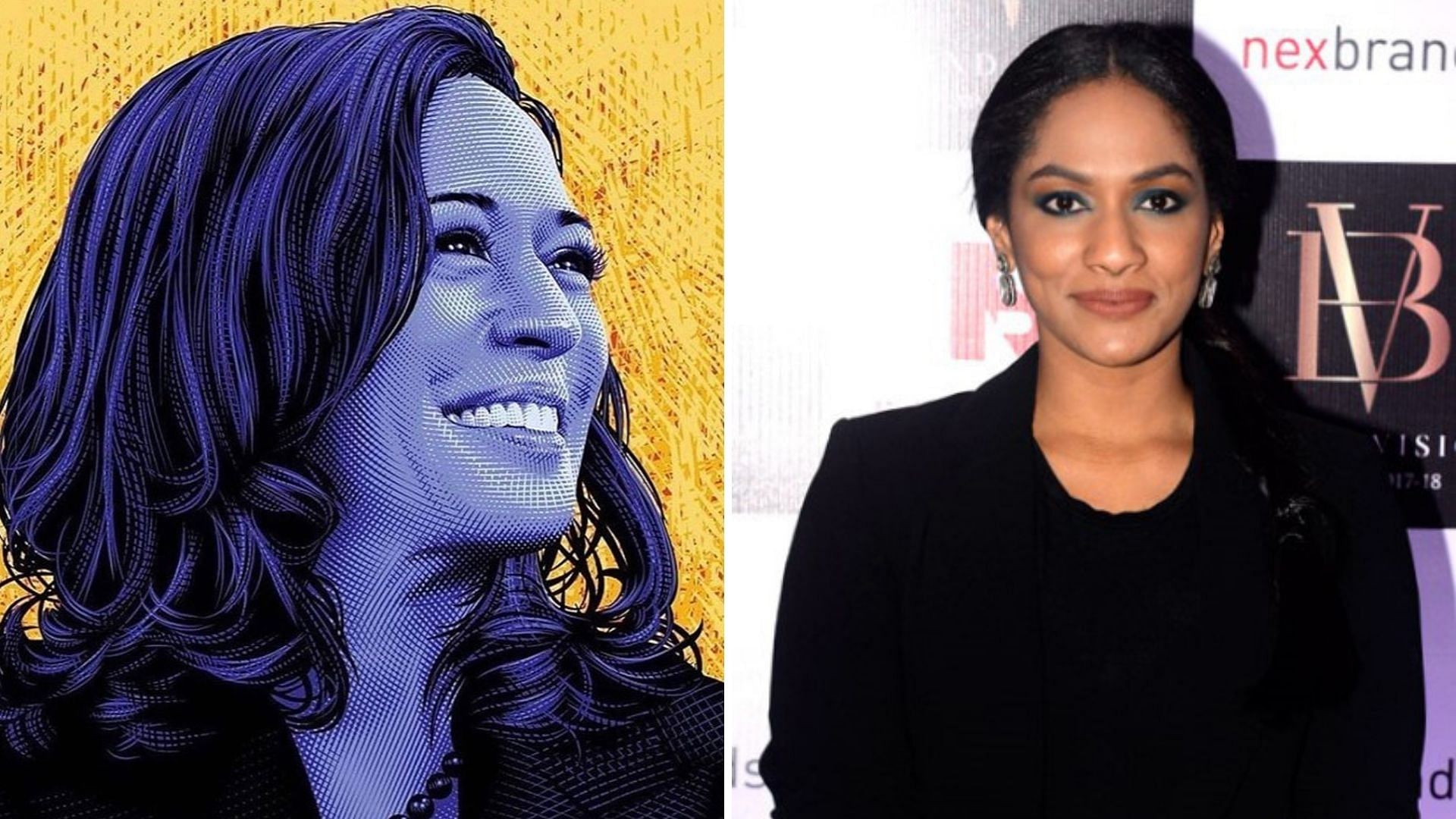 Masaba Gupta reflects on her 'mixed' roots while congratulating Kamala Harris.