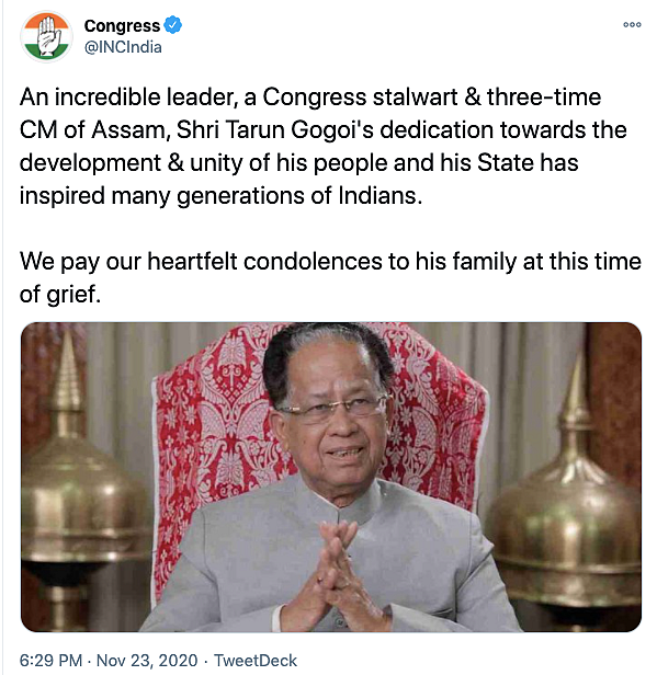 ‘Veteran Leader, Teacher’: Modi, Rahul Pay Tributes to Tarun Gogoi