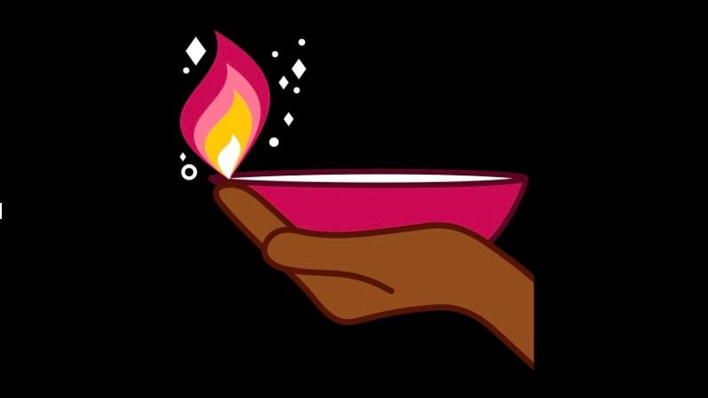 The new Happy Diwali emoji launched by Twitter India ahead of Diwali on Saturday, 14 November 2020.