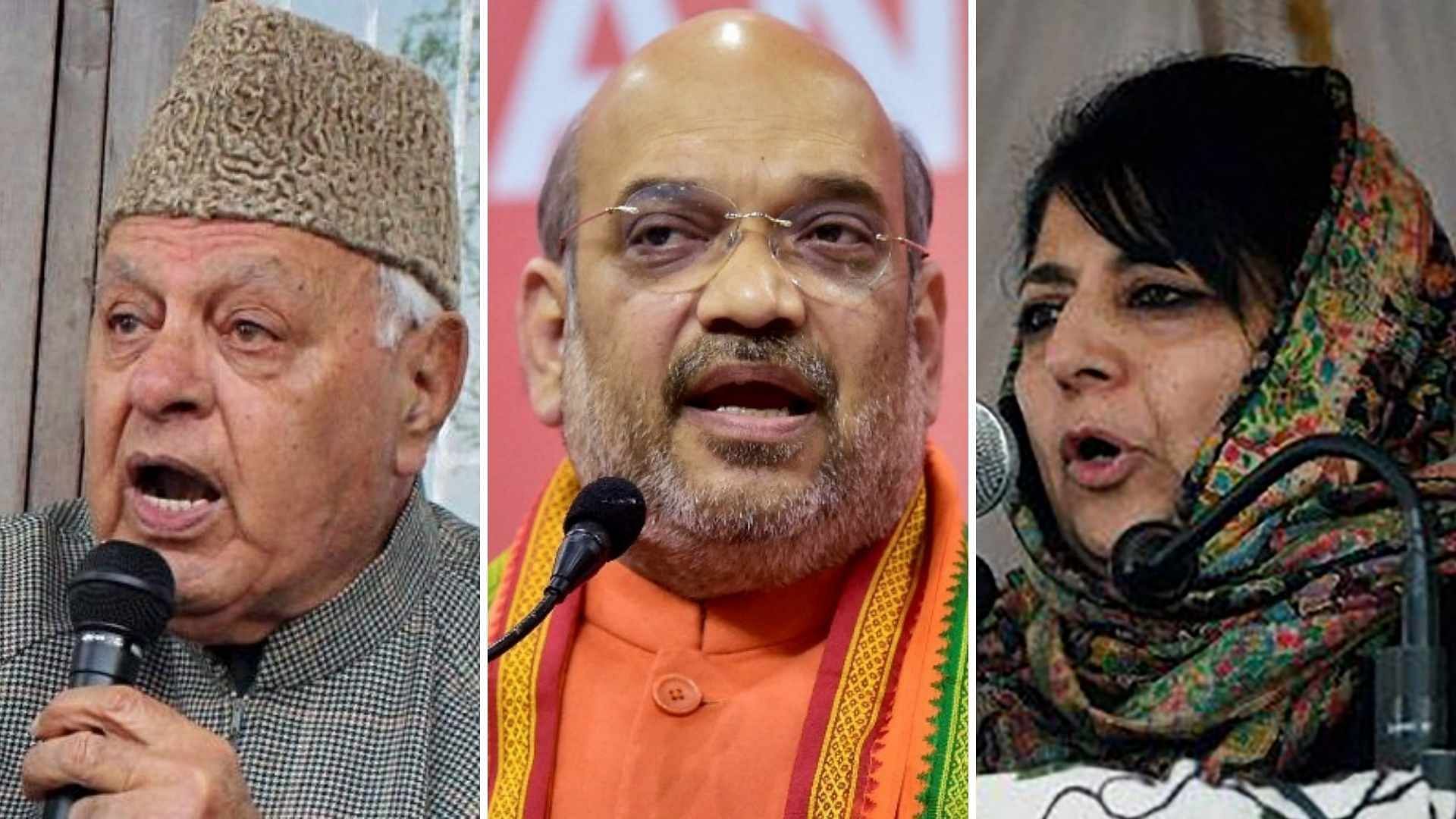 “Congress and the Gupkar Gang want to take J&amp;K back to the era of terror and turmoil,” Amit Shah tweeted.