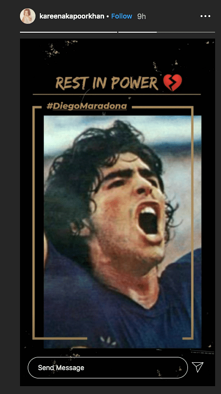 Football legend Diego Maradona passed away due to a heart attack. 