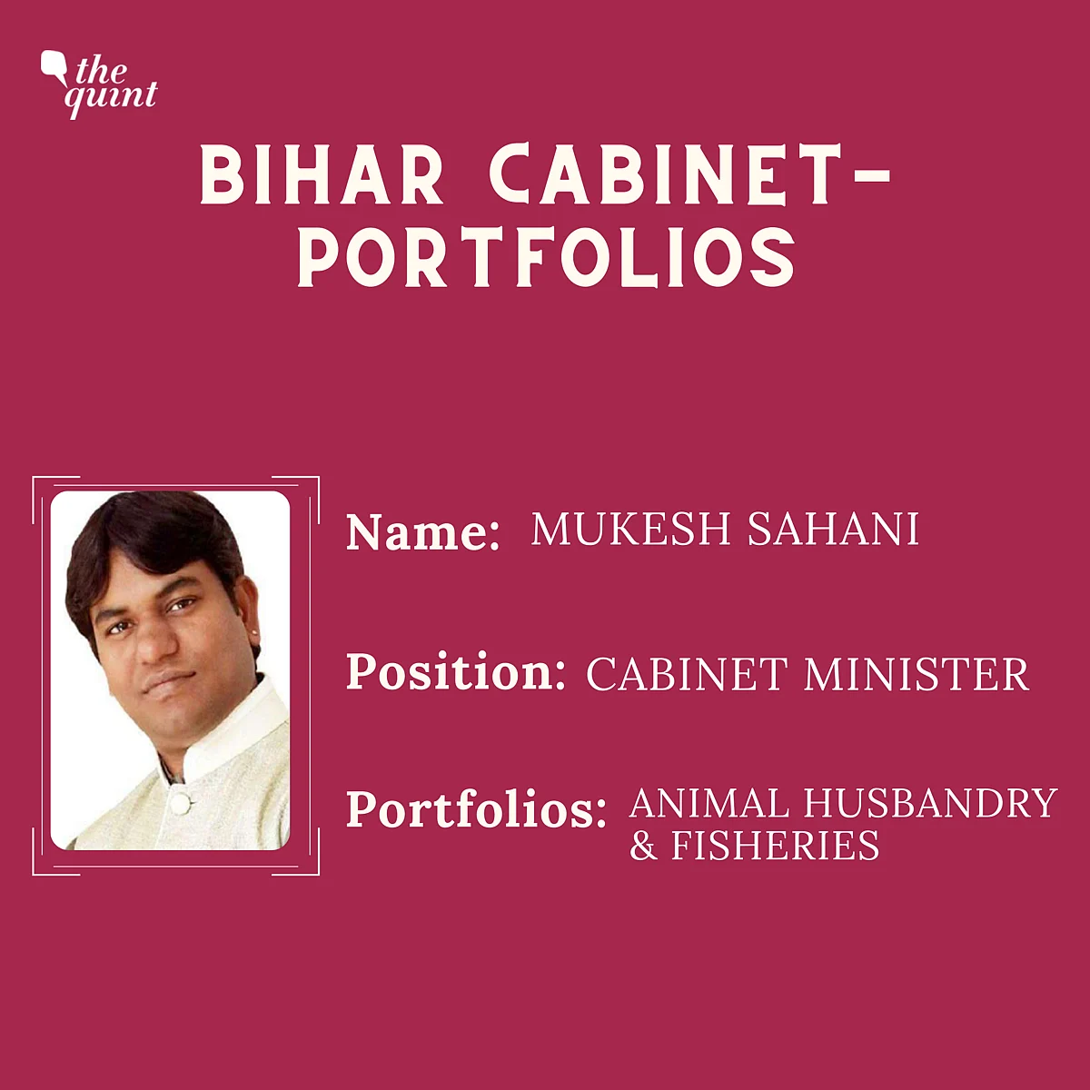 Bihar Cabinet: Nitish Keeps Home, Tarkishore Prasad Gets Finance