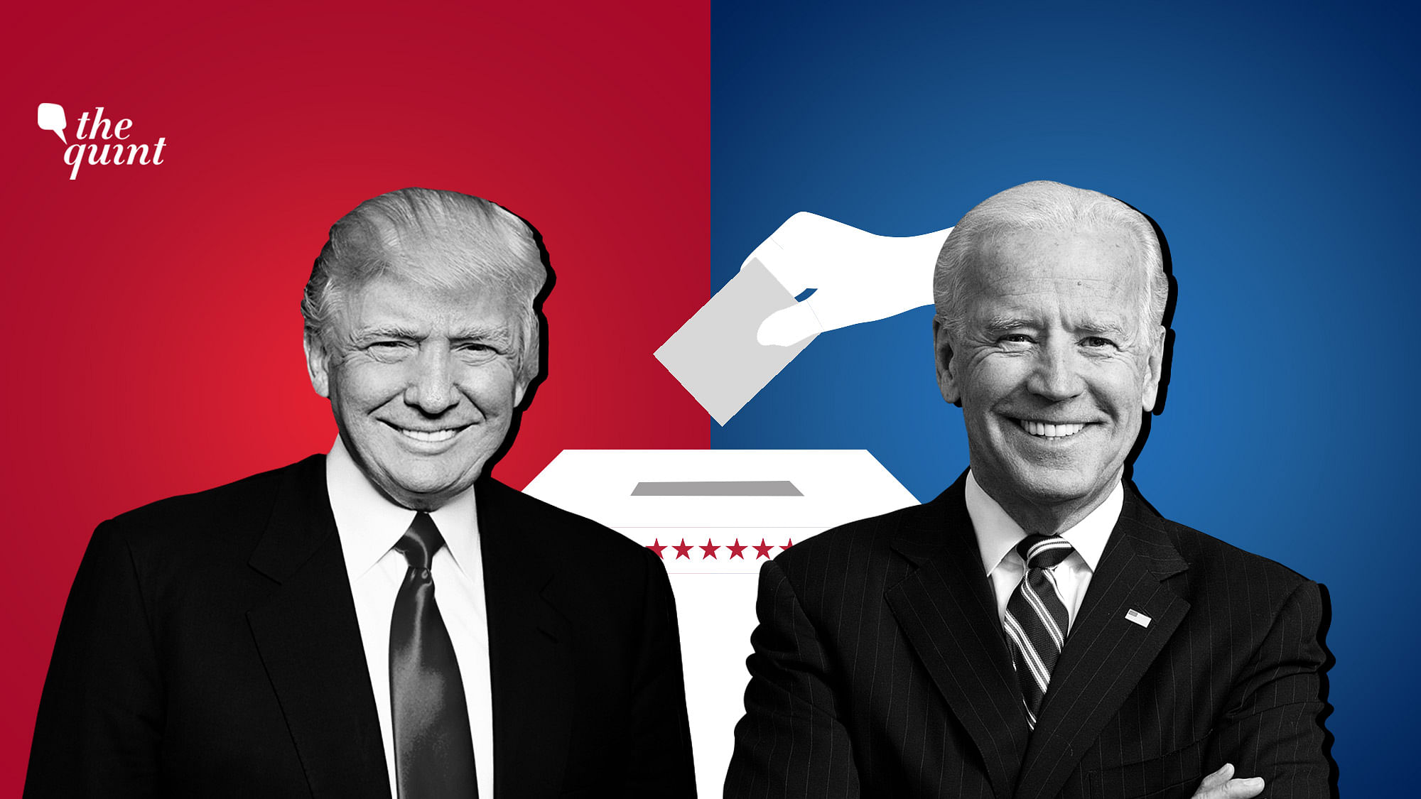 Republican presidential candidate Donald Trump and his Democratic rival Joe Biden.