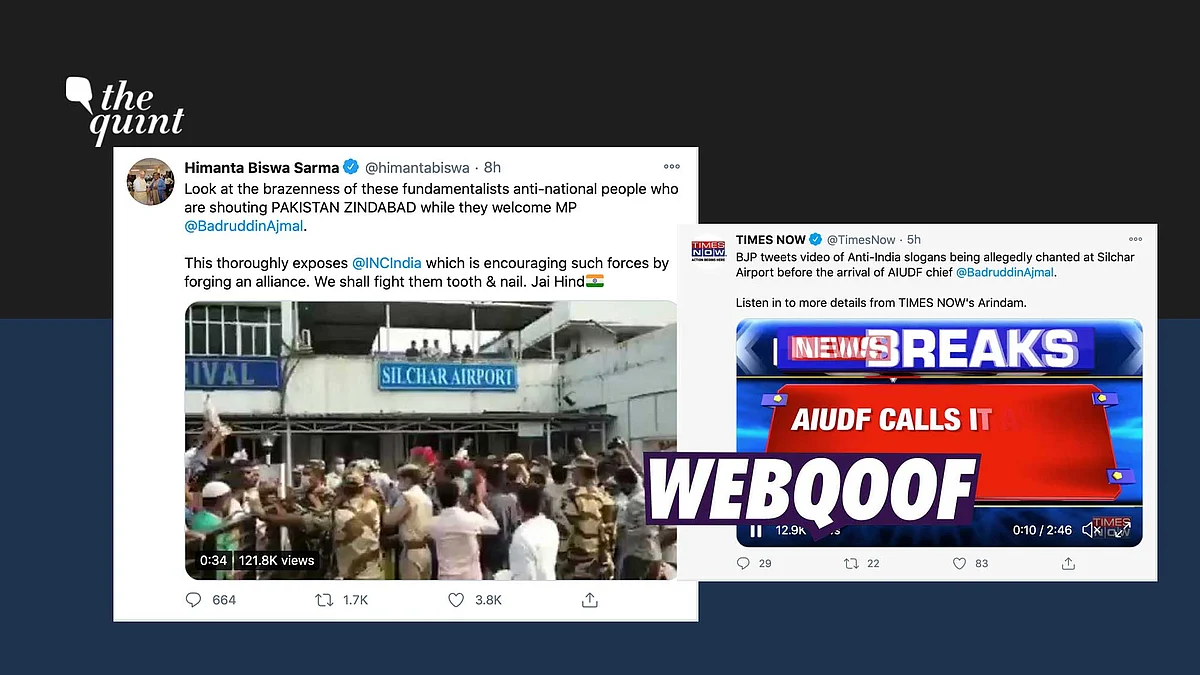 BJP Min Falsely Claims ‘Pakistan Zindabad’ Slogans Raised in Assam