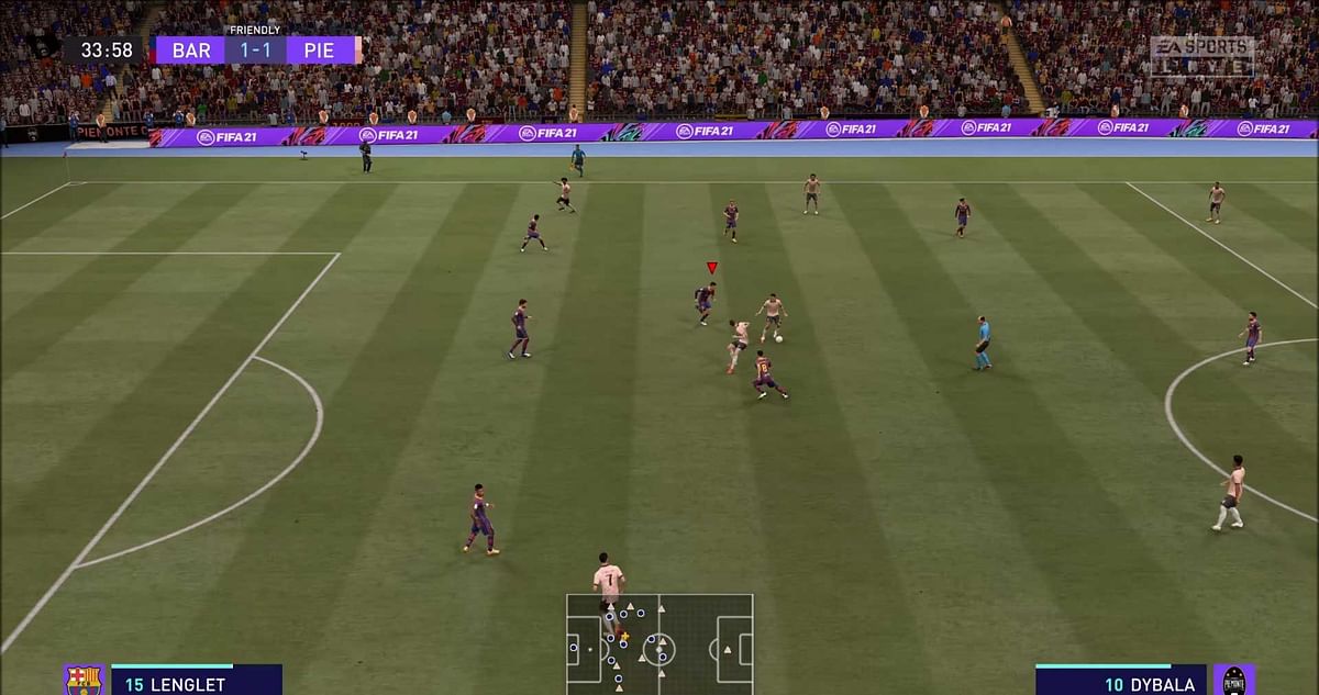 FIFA 21 also comes with an online multiplayer mode.
