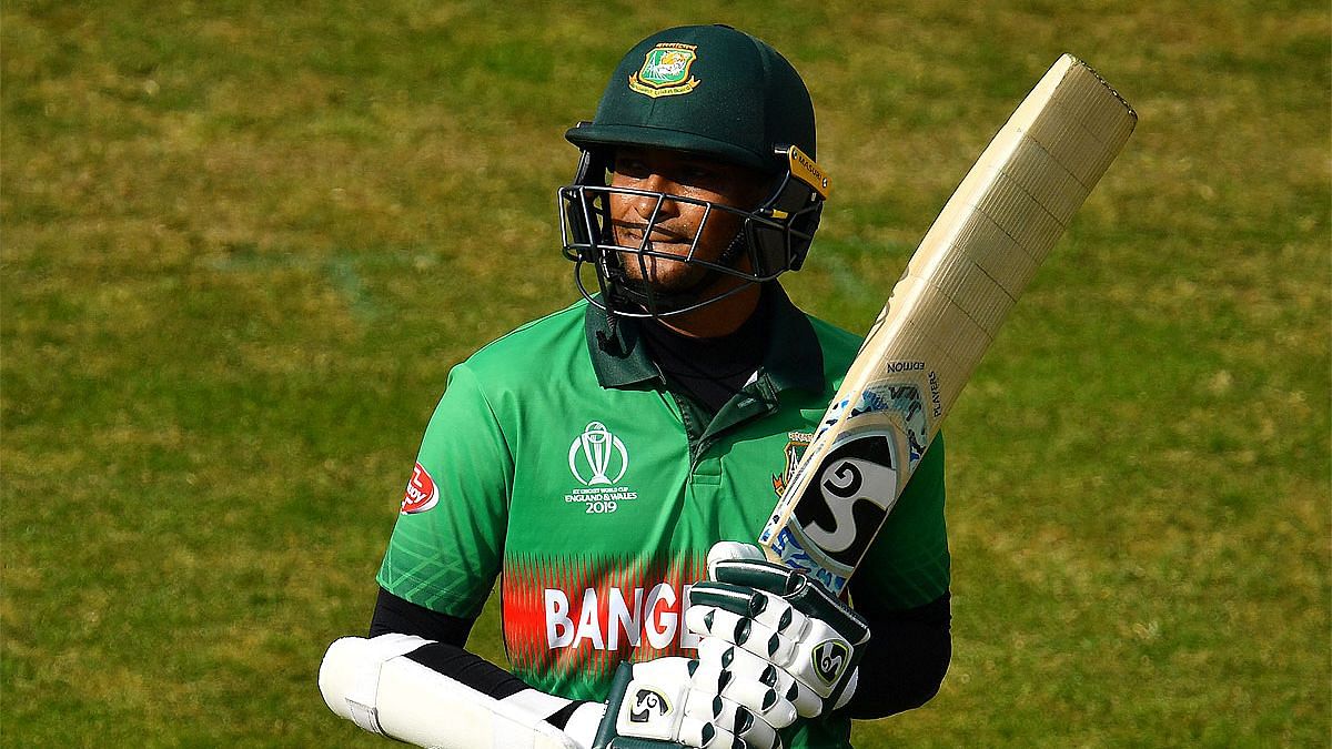 Shakib Al Hasan in action at the 2019 ODI World Cup.&nbsp;
