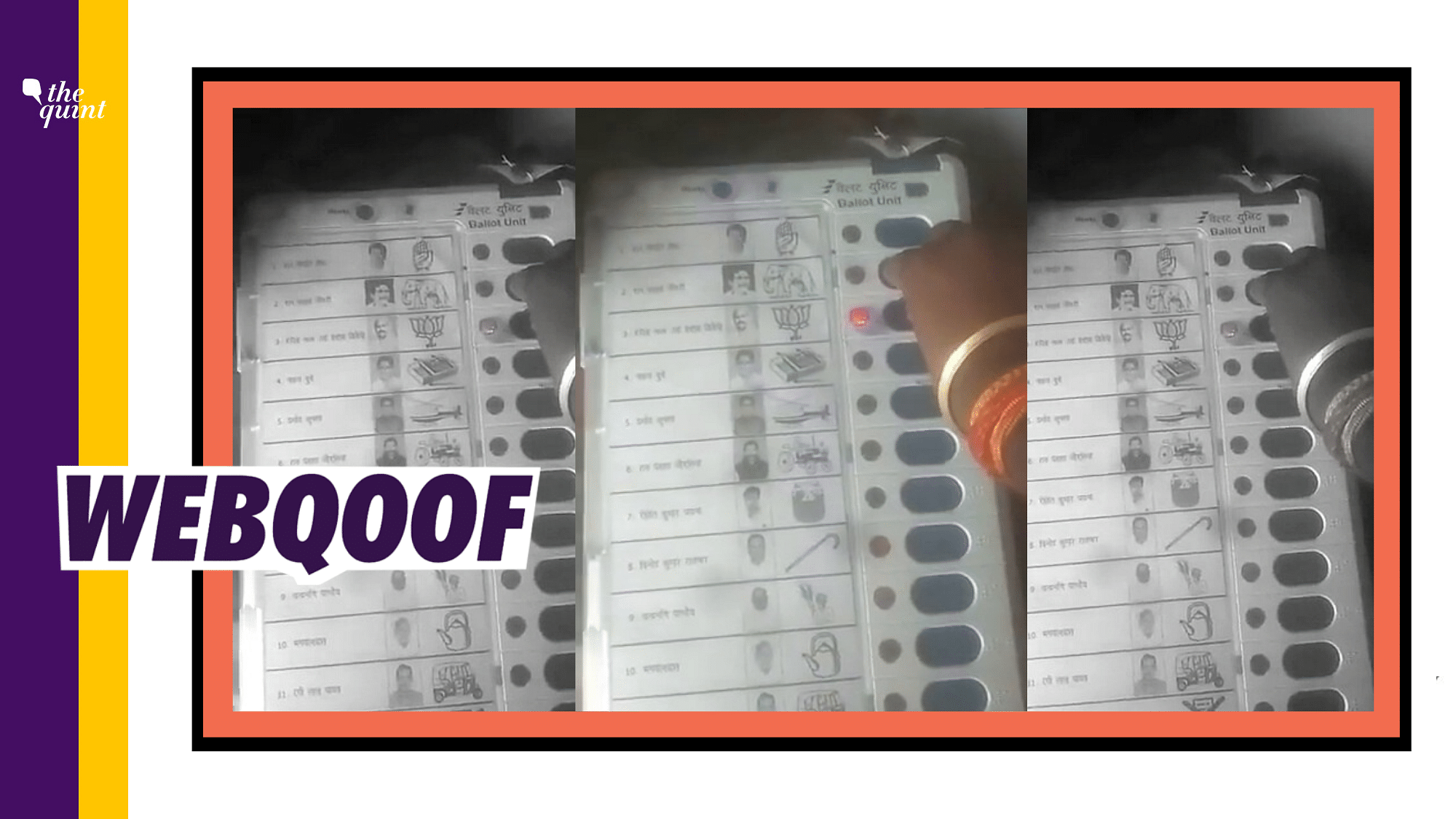 The video is however of the <a href="https://www.thequint.com/elections/election-results-key-takeaways-11-shocks-lok-sabha-pm-modi-bjp-wins-rahul-gandhi-congress">2019 Lok Sabha elections</a>, from the Basti constituency in Uttar Pradesh.