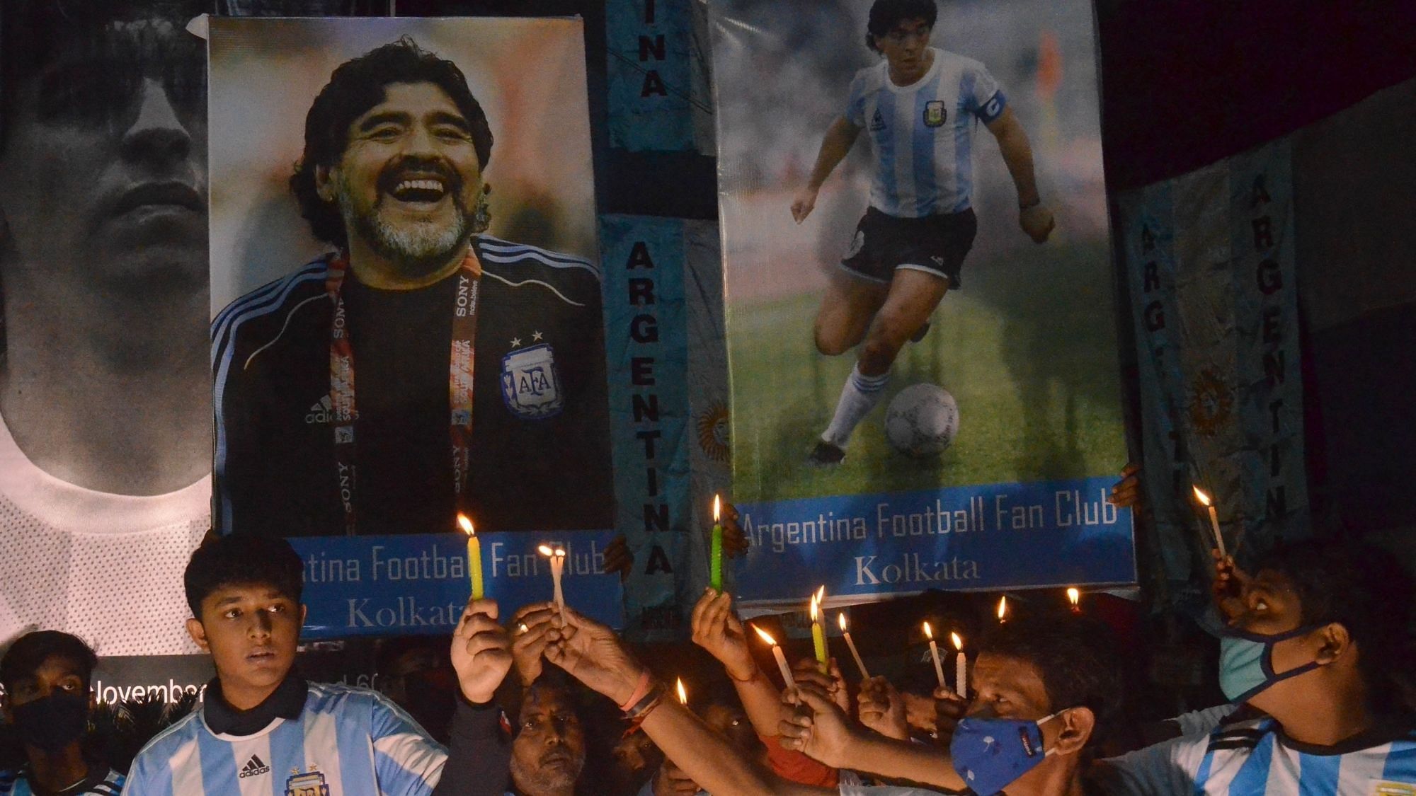 ‘You’re Eternal’: Kolkata Fans Mourn Maradona’s Passing