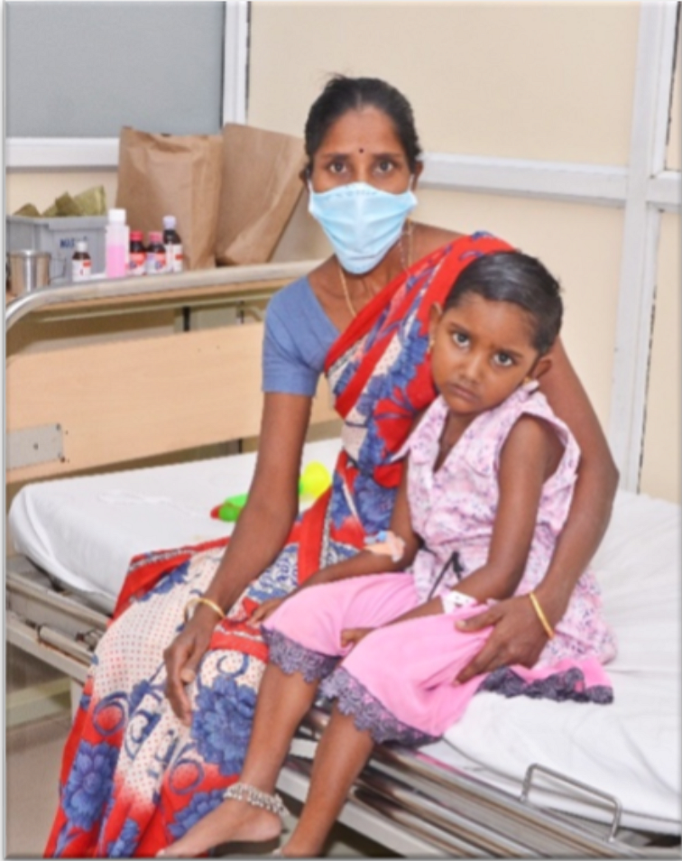 Navinasri, who is the youngest patient in the world to undergo an Ozaki procedure in the right chamber of her heart.