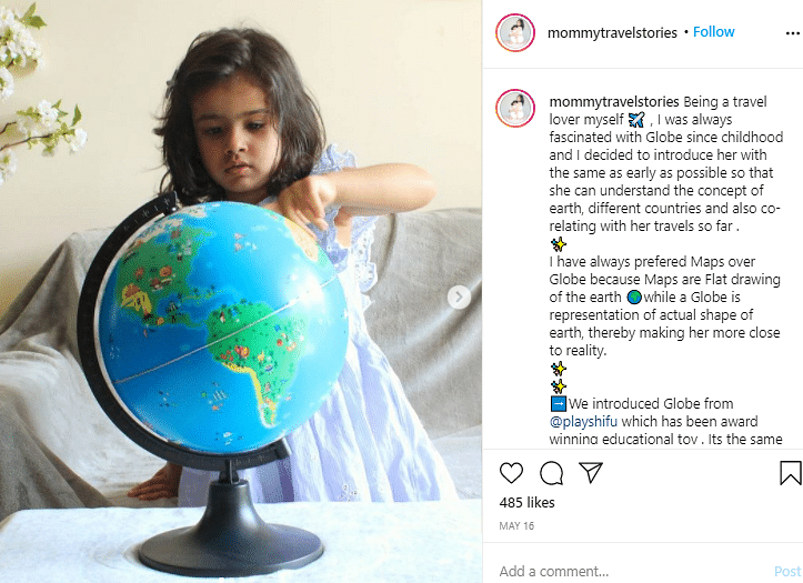 At the age of 4, Khwaish has already visited 6 countries!