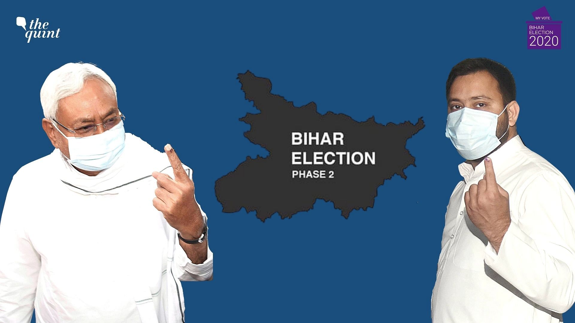 Catch all the updates on the second phase of voting for the Bihar Assembly elections here.&nbsp;
